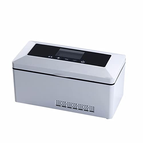 Réfrigérateur à insuline portable Mini réfrigérateur à médecine domestique Réfrigérateur de voiture Petit réfrigérateur rechargeable (contrôle précis de la température de 0 à 8 degrés) Blanc