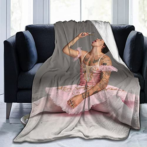 Flanell Harry Cicinnus Sty-Les Bettwäsche Fleece Soft Thow s Klimaanlage für Sofa Couch Wohnzimmer Schlafzimmer 150 cm x 125 cm