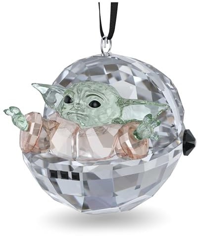 Swarovski, Star Wars The Mandalorian Grogu Ornament, Mehrfarbig, One Size
