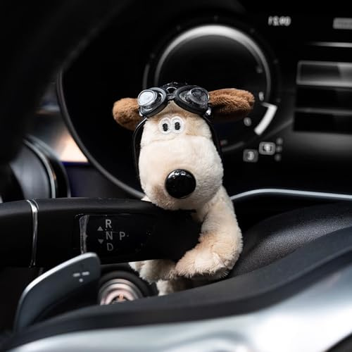 Decorazione Auto Cane Cucciolo Dolce: Peluche Animale di Pezza per Cruscotto, Pupazzo Pilota, Ornamento Creativo