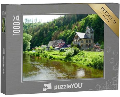 Puzzle 1000 Teile XXL „Bode-Tal an der Bode im Harz“