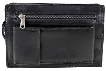 Taxifahrer Geldbeutel, Schwarz, Medium Business Home, Schwarz, Schwarz