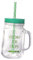 CIYODO Elegante Vaso de 500 Ml con Tapa de Vaso de Jugo Portátil para Celebraciones Color Verde