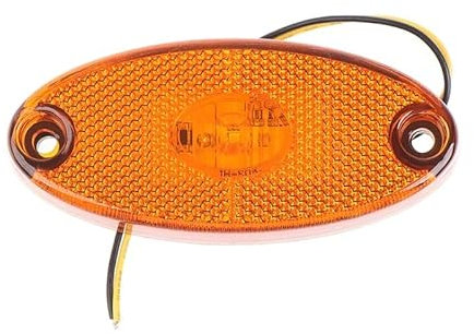 1 STÜCK 12 V 24 V Led Seitenmarkierungsleuchten for Anhänger Lkw Wohnwagen Seitenumrissleuchte Lampe Lkw Bernstein Rot Weiß(Yellow)