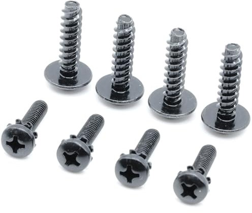 ReplacementScrews Stand Screws Compatible with LG OLED65C4PUA - 65 Inch C4 Series 2024 4K Smart TV - Complete Feet/Legs Screw Set (Pack of 8)