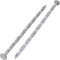 (Pack of 200) Square Twisted Steel Nails 1/8 x 3-1/8 (3.0 x 80 mm), Zinc Plated Steel Nails, Woodworking Nails, Square Twist Nails