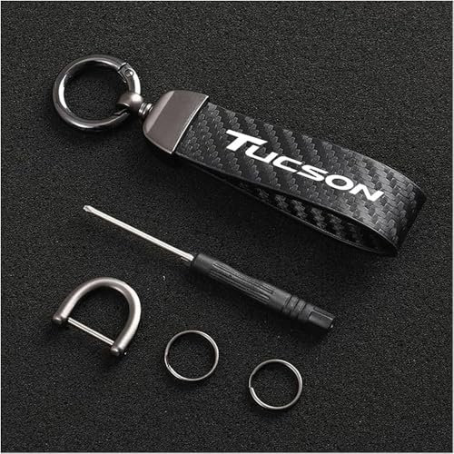 GHYRGBEE Porte-clés de Voiture pour Hyundai Tucson, Porte-clés de Voiture Accessoires Porte-clés de Voiture Porte-clés Porte-clés Femmes et Hommes