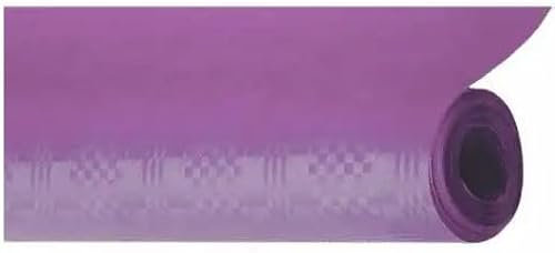 Papiertiger Papiertischdecke Rolle 100 cm x 10 m, Tischtuchpapier in Pink, abwischbare Tischdecke für Bierzeltgarnitur, Partys und Geburtstage (Flieder, 10 Meter x 1 Meter | 1 Rolle)