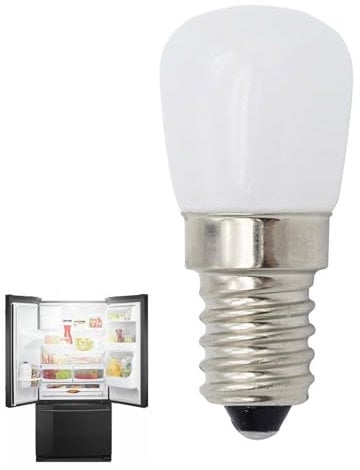 Ampoule LED E12 2W 220-240V – Éclairage Écoénergétique pour Réfrigérateur, Congélateur, Sèche-linge, Candelabre, Lumière Blanche/Chaud, Idéale pour Appareils Ménagers et Éclairage Domestique
