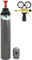 Stickstoffflasche 8L + Druckminderer Stickstoff 50 BAR - Stickstoff Gasflasche Set mit Druckregler für Werkstatt und Industrie - Bestschweissen.de