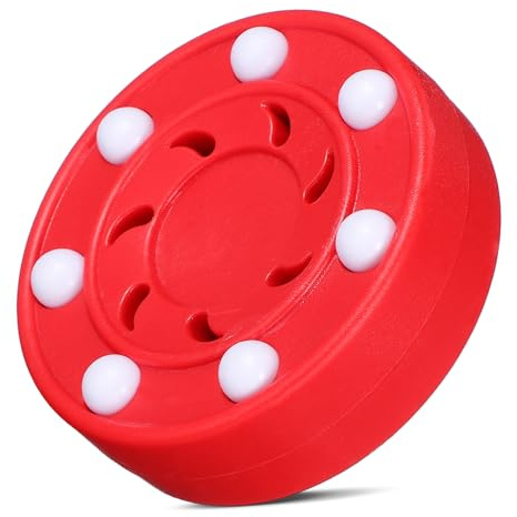 VOSAREA 1 Stück Street Hockey Puck, Rollhockey Puck für Training professioneller Rollerhockey Spiel Straßenhockey für Indoor Outdoor Boden Hockey Bälle Training