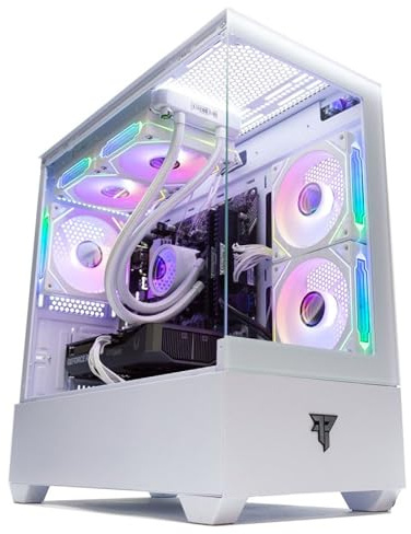 PcCom Ordenador de Sobremesa Ready (Blanco, GeForce RTX 5060 Ti 16GB, 1, TB, Ninguno, 32, GB)