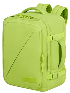 American Tourister Rucksack Reisetasche mit Laptopfach Take2Cabin Casual Backpack Puff 26,5L Hyper Lime hellgrün
