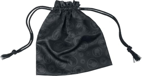EMP Special Collection Damen schwarze Handtasche mit Allover-Print