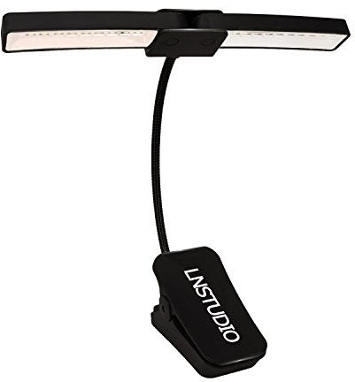 LNSTUDIO Rechargeable LED Lampe de Lecture Portable, 18 LED-2Niveaux de Luminosité, pour Kindle, eReaders, Lecture de Nuit, Bureau, Travail, Livre, Voyage