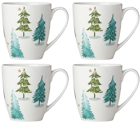 Lenox 880069 Balsam Lane 4-teiliges Tassen-Set