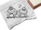 Stempel Tierstempel FRÖSCHE II, Frosch-Familie - Kinderstempel Bildstempel Geschenk für Kinder Kita Kinderzimmer Schule Basteln Deko - zAcheR-fineT