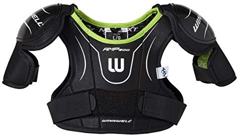 Winnwell AMP500 Hockey-Schulterpolster für Jugendliche, mit CleanSport NXT Geruchskontroll-Technologie (Jugendliche)