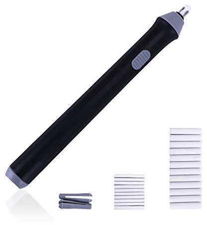 Elektrischer Radiergummi Sparen sie Aufwand für Zeichner - 23 Nachfüllungen Elektrischer Radierer zum Anpassen lokaler Details - Batteriebetriebener Radiergummi für Maler Illustratoren und Designer