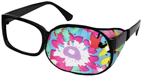 Kind/Erwachsener Sehschärfe Erholung Silk Augenmaske Ausbildung Amblyopie Strabismus Korrigierte Lazy Eye Patches für Gläser (Rose)