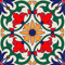 Poromoro Fliesenaufkleber im spanischen portugiesischen Azulejo-Stil, zum Abziehen und Aufkleben, 16 Stück (3,9, 55)