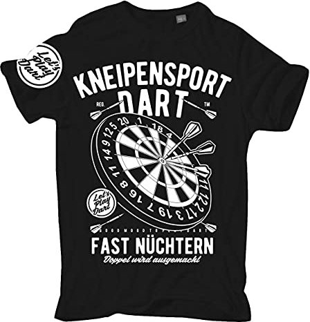 Spaß Kostet Herren Tshirt Kneipensport Dart Motive Größe S - 5XL