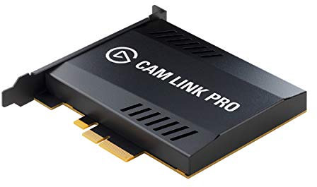Elgato Cam Link Pro, Internal Camera Capture Card with 4 HDMI inputs, Stream and Record 1080p60 or 4K30 for Video Conferencing, Teaching, Streaming, Broadcasting on OBS, Zoom, Teams with Multicam, PC