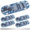 DAOKAI 5 Pcs 3S 11.1V 12V 12.6V 10A Lithium Battery Protection Board BMS PCB Protection Board 18650 Charger Module for Li-ion Lithium Battery with Nickel Strip
