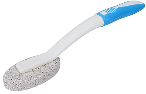 Pumice Stone Toilet Cleaning Brush, Extra-Long Handle Tool for Hard Water Rings