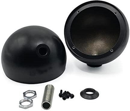 Car Specials Aluminium Lautsprechergehäuse Ø100 mm für Audison Thesis TH3.0 Mitteltöner in schwarz mit M13 Gewinde