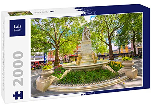 Lais Jigsaw Puzzle Statue of William Shakespeare in Leicester Square, London, United Kingdom 2000 pieces