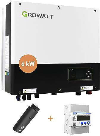 GROWATT Hybrid Wechselrichter SPH 6000TL3 BH-UP, 6kW inkl. ShineWiFi-X und Smart Energy-Meter