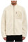 VOLCOM Unisex Muzzer Fuzzar Zip Fleece, weiß, M