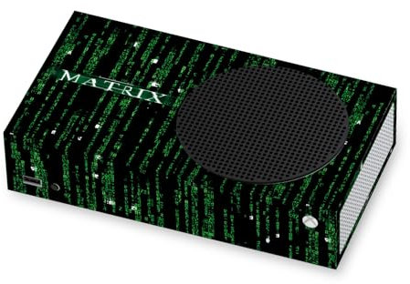 Head Case Designs Offizielle The Matrix Codes Wichtige Kunst Vinyl Haut Gaming Aufkleber Abziehbild Abdeckung kompatibel mit Xbox Series S Console