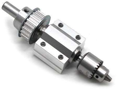 TICFOX Spindel Ohne Kraft Nicht angetriebene Bohrspindel Hochpräzisionsspindel Spindel Kleindrehmaschinenzubehör für Selbständigen Schneiden und Polieren (JT0)