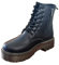 Genérico Bota militar con cordones para mujer - Botas con plataforma para mujer - Botas negras Talla 37EU