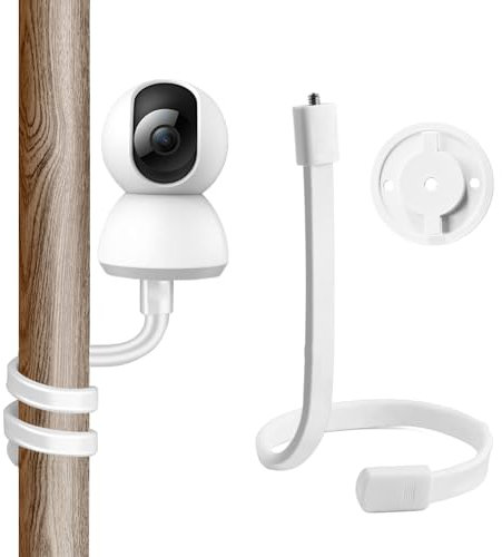 aiyraa Babyphone Halterung für Eufy SpaceView Babyfon, TP-Link Tapo C200/C210/C220, Reolink E1/E1 Pro, Flexible Kamera Halterung, Keine Bohrungen, für Babyzimmer
