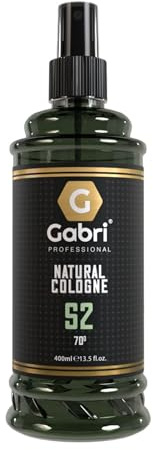 Gabri Professional Natural Cologne S Serie 400ml - Eau De Cologne - Erfrischender Duft, Vielseitige Anwendung, Lang anhaltend, Sanft zur Haut (400ml (1er Pack), S2)