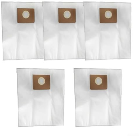 Lot de 5 sacs à poussière de rechange pour aspirateur KArcher NT 48/1 NT 65/2 compatibles avec 6.904-285.0 - Chiffon en fibre blanche 41,5 x 48,5 cm