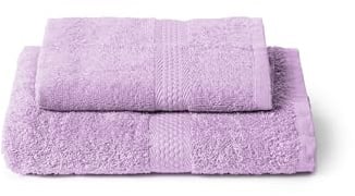 Caleffi Set 2 Asciugamani Viso e Ospite 40x60 + 55x100 cm 100% Cotone