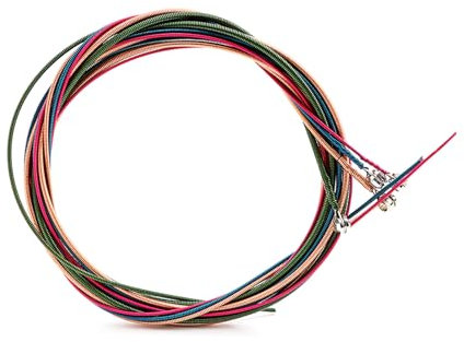 E-Bass Saiten Roundwound Bass Gitarrensaiten Basssaiten Basssaiten Saiten Bass Farbig 4-Saiten Basssaiten