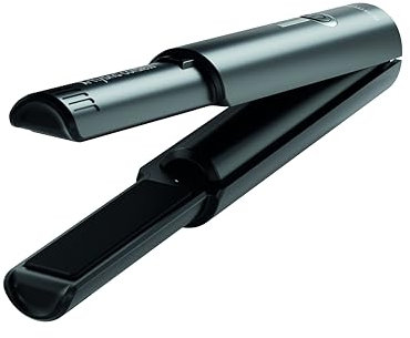 Gamma+ X-Hybrid Lisseur Sans Fil de Voyage | Mini Lisseur de Cheveux 2 en 1 pour Cheveux Lisses et Bouclés | Recharge USB Type-C | 3 Niveaux de Température | Design Compact et Portable