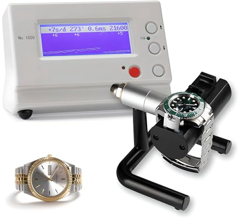 FAcoLL TimeGrapher multifunzione, tester di orologi meccanici con schermo LCD, strumento di calibrazione della cronometraggio degli orologi, strumenti di riparazione del calibratore professionale