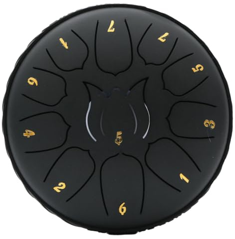Bosiyrggrl 6-Inch 11-Tone Rain Drum Outdoor Garden Rain Drum Waterproof Music Rain Drum Forget Friends Drum Adult Handheld Drum,E