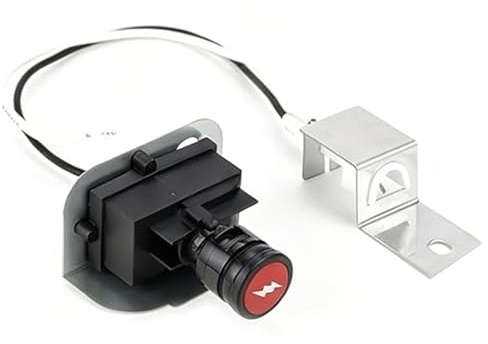 for Webers Q1200 Q220 Gasgrill Zünderset mit Push-Button Zünder for zuverlässiges Anzünden Grillzubehör