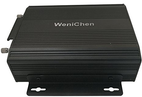 Wen&Cheng 4CH Mobile HDD DVR Hard Disk Car Video Recorder con telecomando, supporto SD Card/HDD