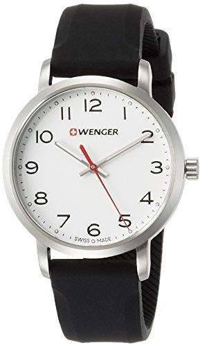 Wenger Unisex ErwachseneArmbanduhr Analog Quarz Silikon 01.1621.103