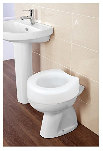 Feridras Comfort Rialzo per Seduta WC Universale, Bianco, 17x40x40 cm