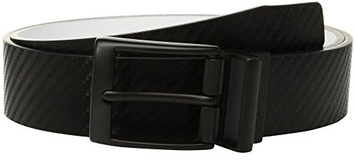 NIKE Men's Carbon Fiber-texture Reversible Belt Belt