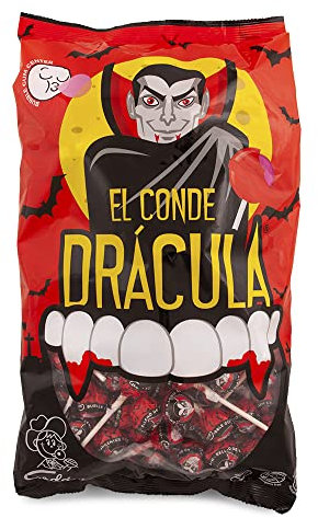 200 LECCA LECCA EL CONDE DRACULA CILIEGIA RIPIENO BUBBLE GUM CHUPA CHUPS BOX